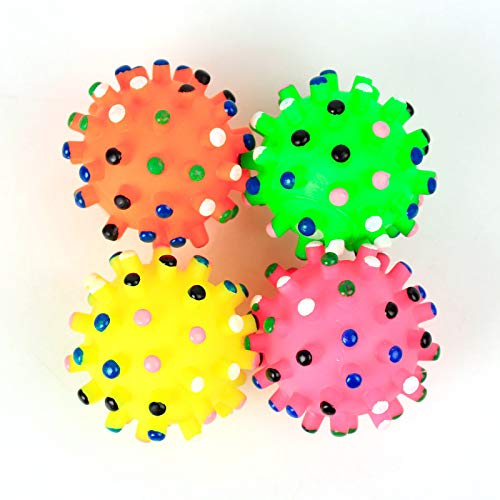 Psk Pet Mart Silicone Latex Bite Resistant Corona Ball Pet Toy For Grinding Teeth, Dogs Toy