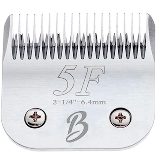 Bucchelli Detachable A Series 5F Blade Dog Grooming Cuts Length 1/4'' - 6.4Mm Japanese High Carbon Steel 6.4 Mm Clipper Blade 5F