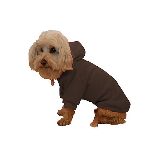Pet Life Cotton Pet Hoodie Cocoa Brown Xs