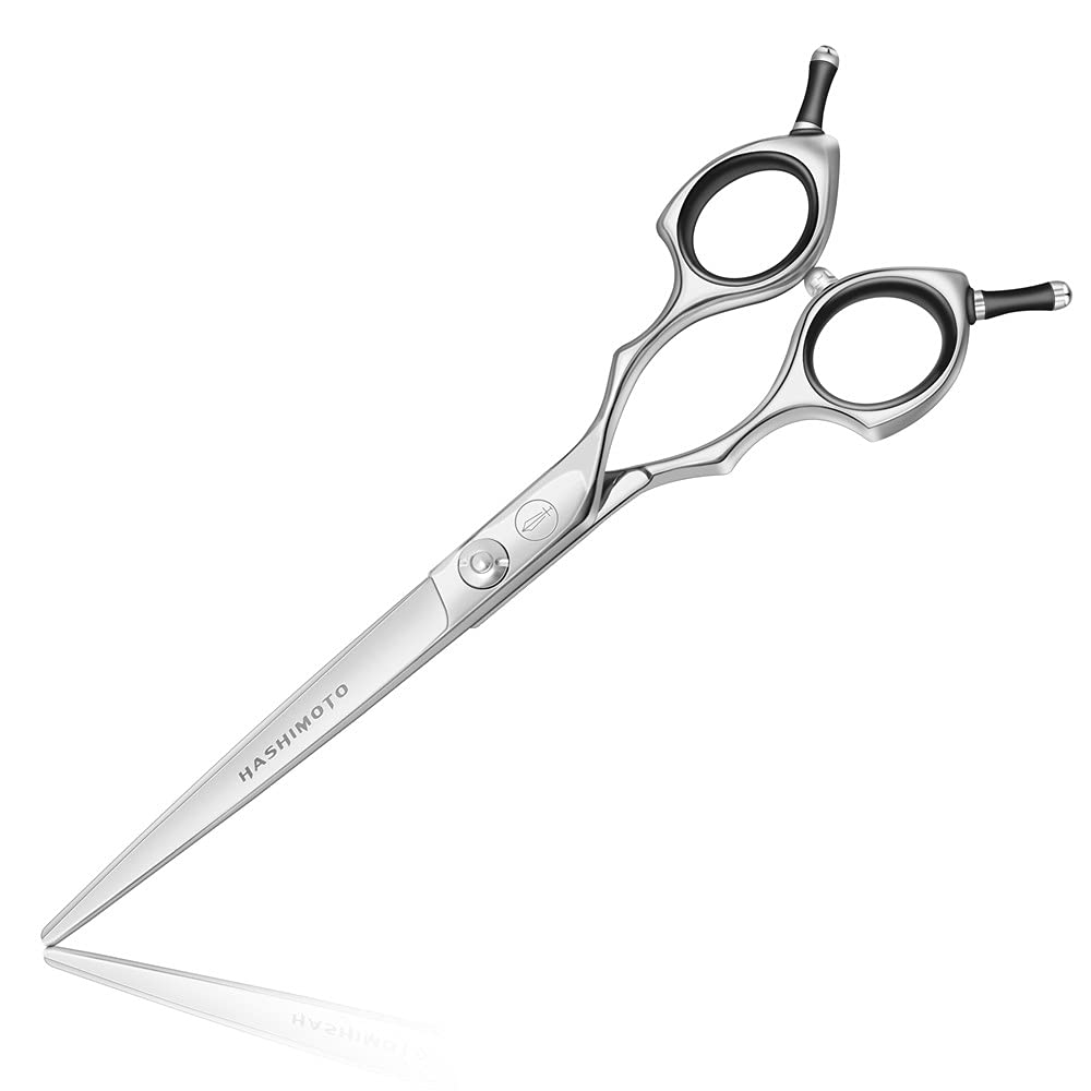 Hashimoto Dog Straight Scissors,Grooming Shears For Dogs,Cat Grooming Scissors,7.0 Inch,Light Weight.