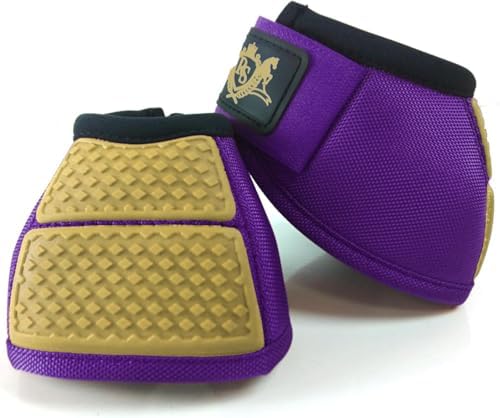 No Turn Gold Line Bell Boots | Prevent Horse From Injury, Protection, Comfort, Professional Kpu Horse Bell Boots Material1682D W