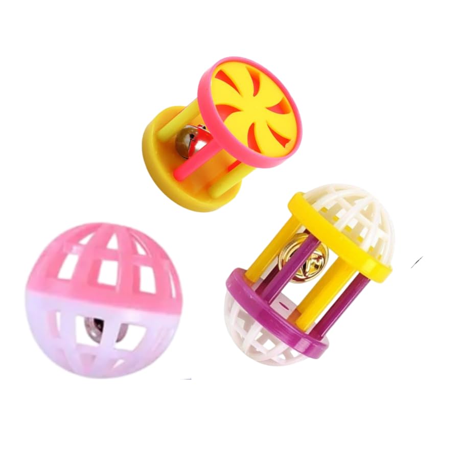 Dog Trust Balls Cat Toy  Interactive Cat Toys For Indoor Cats To Chase, Hunt And Stimulate  Jingle Bell Inside For Sound When 
