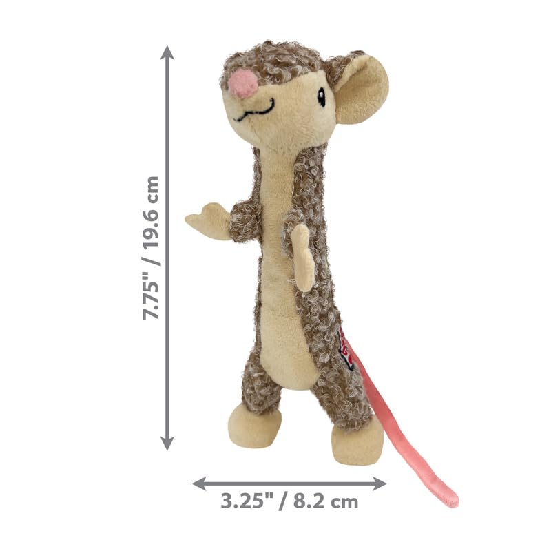 KONG Luvs Crinkle Textured Cat Toy Stuffed with Catnip (Mouse/Lizard Combo)