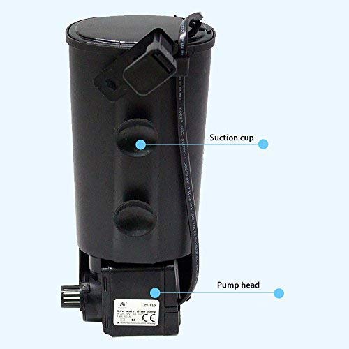 Londafish Turtle Filter Water Submersible Filter For Turtle Tank/Aquarium 600L/H Filtration Low Water Level Filter