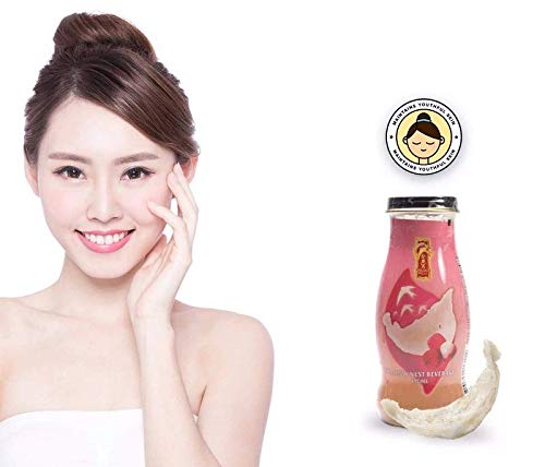 Golden Nest Premium Bird Nest Drink, Swallow Bird Nest 100% Natural - Made in USA, (??) 12 bottles x 240 ml (8oz) (Lychee)