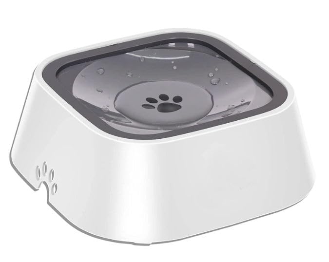 Gion No Spill Dog Water Bowl  Floating Pet Water Feeder Mess Free For Cats, Anti Splash No Sprinkle Bowl