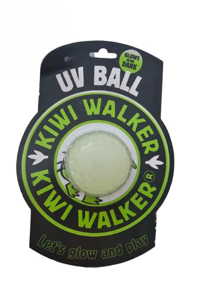 PetaPuppies Kiwi Walker Lets Play! UV Ball Floating Toy for Interactive Play with Your Dog|Durable, Ball Design, Fetch & Chew S