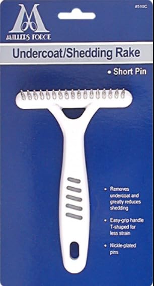 Millers Forge Undercoat/Shedding Rake Short Pin