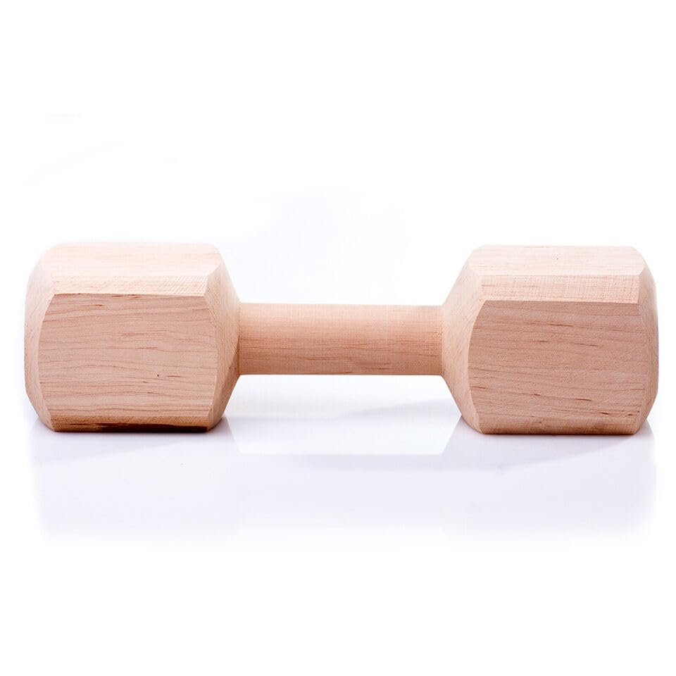 Kspups Dog Toys| Large Wooden Dumbbell Training Toys For Dogs| Dog Toy For Large Dogs| Chew Toys For Dogs| Ideal Training Toy Fo
