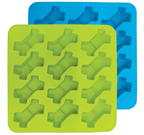 Messy Mutts Dog Bone Treat Maker Silicone 2 Pack