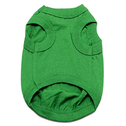 DOGGIE DESIGN Cotton Dog Tank Emerald Green
