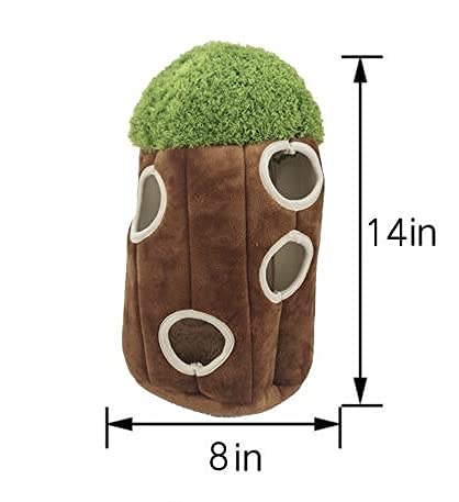 Glow Pups Dog Toy Tree With Hide And Seek Plush Toys, Owl Dog Toy, Dog Squeaky Toy, Puzzle Toy For Small And Medium Size Dogs, Dog Toy With Squeaker, Multipack Dog Toy (Tree With Owls, Large)