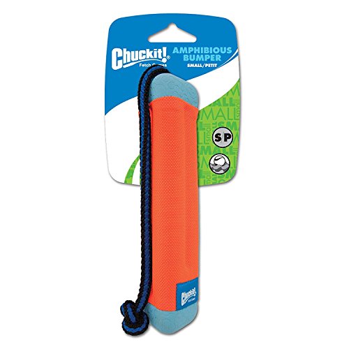 Chuckit! Amphibious Bumper Toy Small - 6.75'' Long X 2.5'' Wide (1 Pack) - Pack Of 2