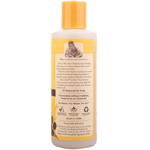 Burt'S Bees For Pets Paw And Nose Lotion With Rosemary And Olive Oil, 2Pk, 99.7% Natural Origin Formulas, Dog Paws And Pad Moist