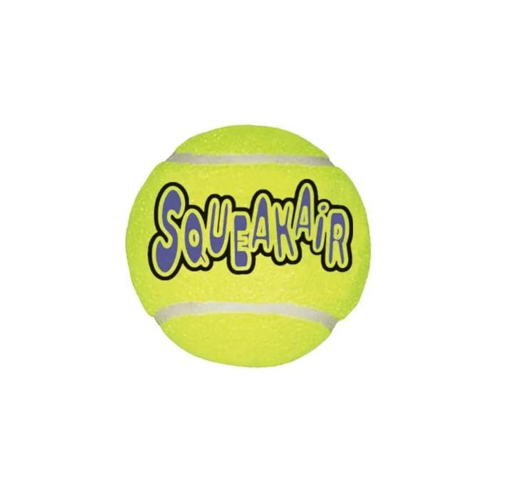 Kong - Squeakair® Ball - Dog Toy Premium Squeak Tennis Balls, Gentle On Teeth - Large