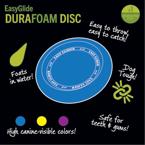 Starmark Easy Glide Durafoam Flying Disc Dog Toy, Color Varies 11'
