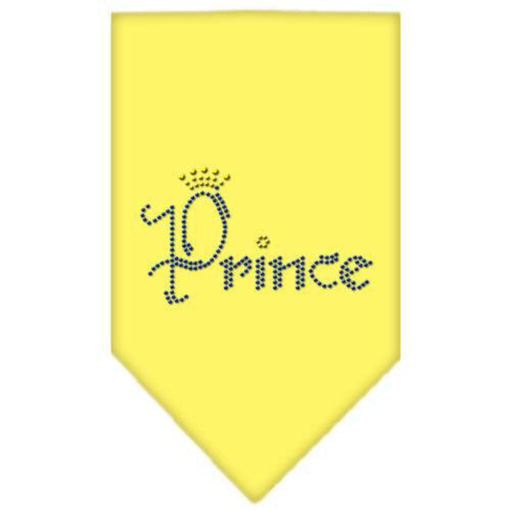 Mirage Pet Products Prince Rhinestone Bandana, Large, Cocoa