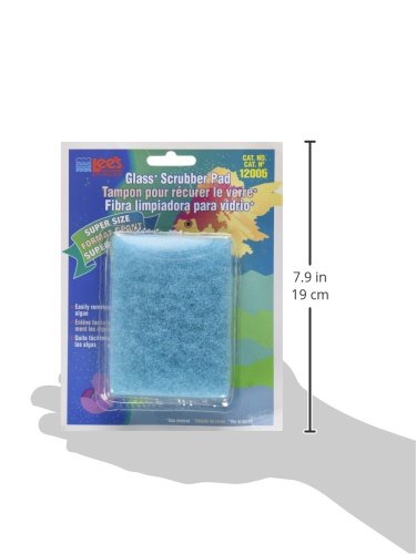Lee'S Pet Products Ale12005 Coarse Glass Algae Scrubber Pad For Aquarium