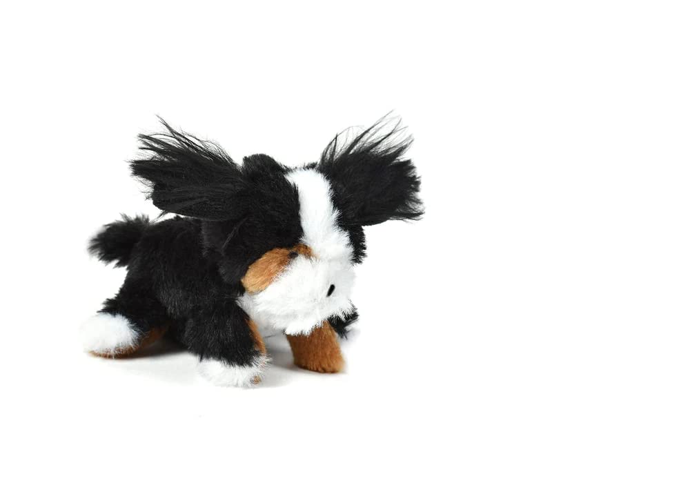 Oscar Newman Bernese Mountain Dog Pipsqueak Toy, 5-Inch Length, Multicolor