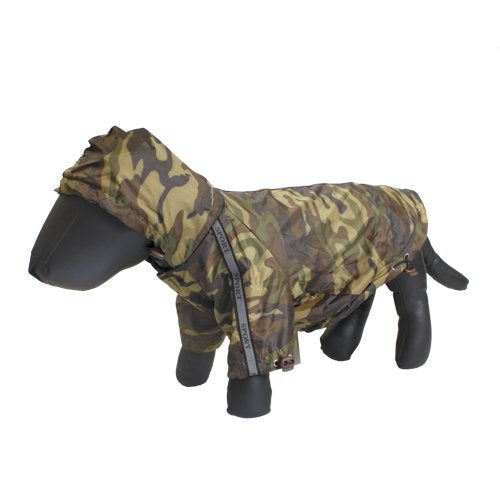 Reflecta-Sport Adjustable Reflective Weather-Proof Pet Rainbreaker Jacket(D0102H707LA.)