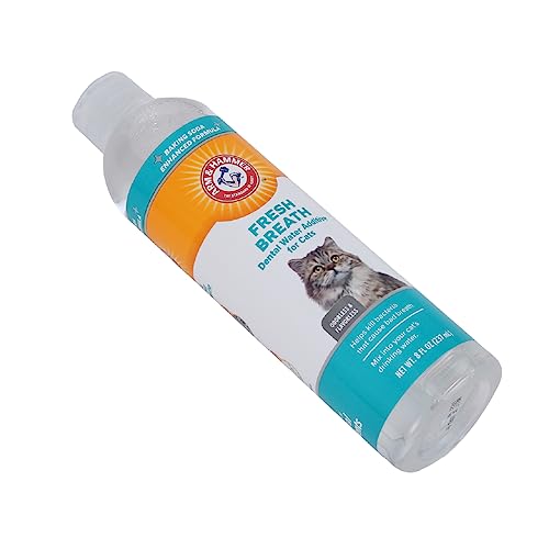 Arm & Hammer for Pets Advanced Care Dental Water Additive for Cats | Cat Teeth Cleaning Product for All Cats | Odorless and Flav