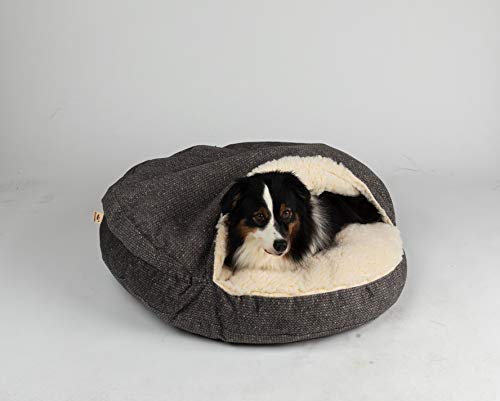 Snoozer Luxury Orthopedic Cozy Cave Pet Bed, Showdog Collection, Extra Large - Merlin Pewter