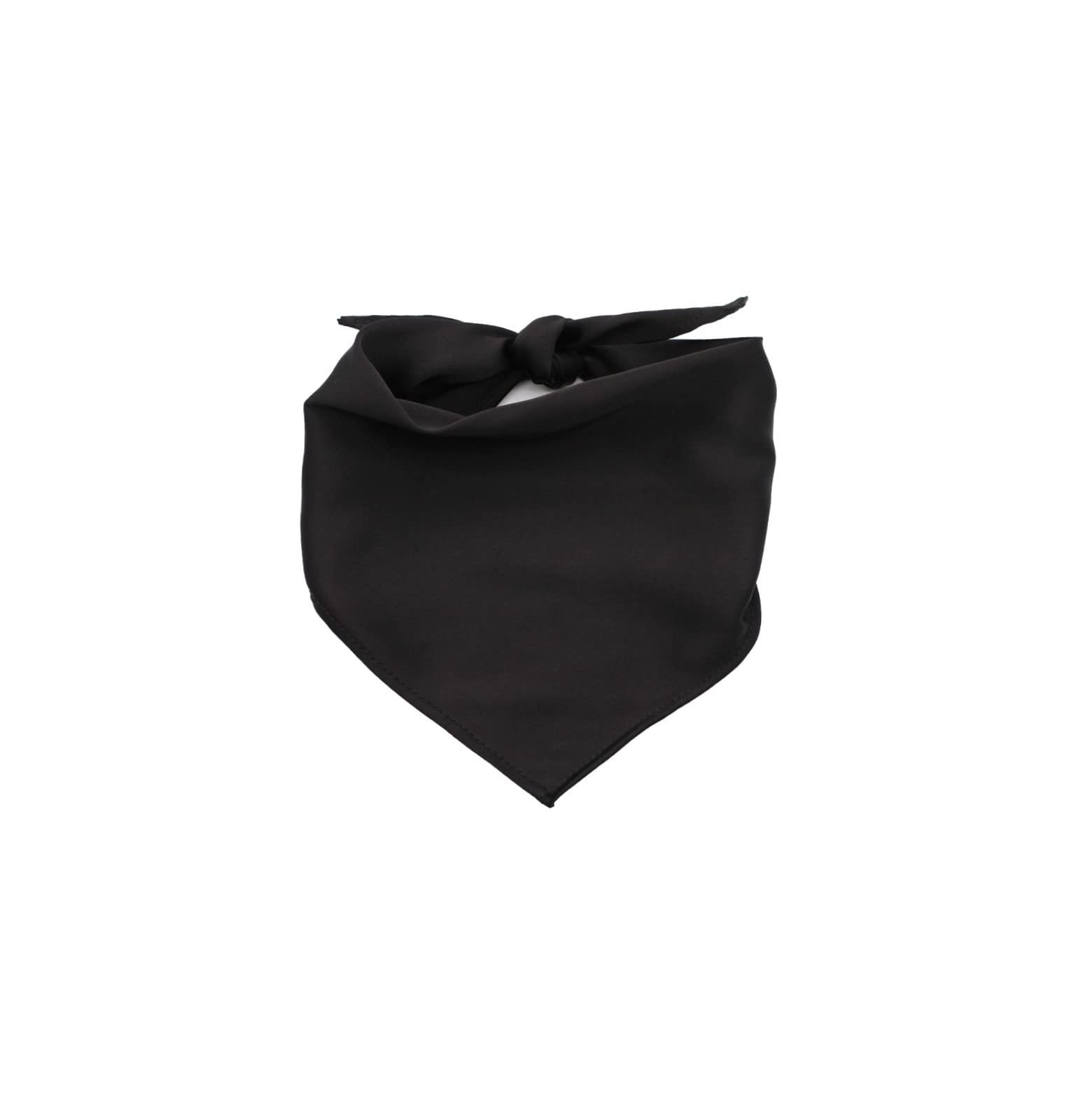 Eechicspace Blank Dog Bandana Black Polyester For Small Dogs