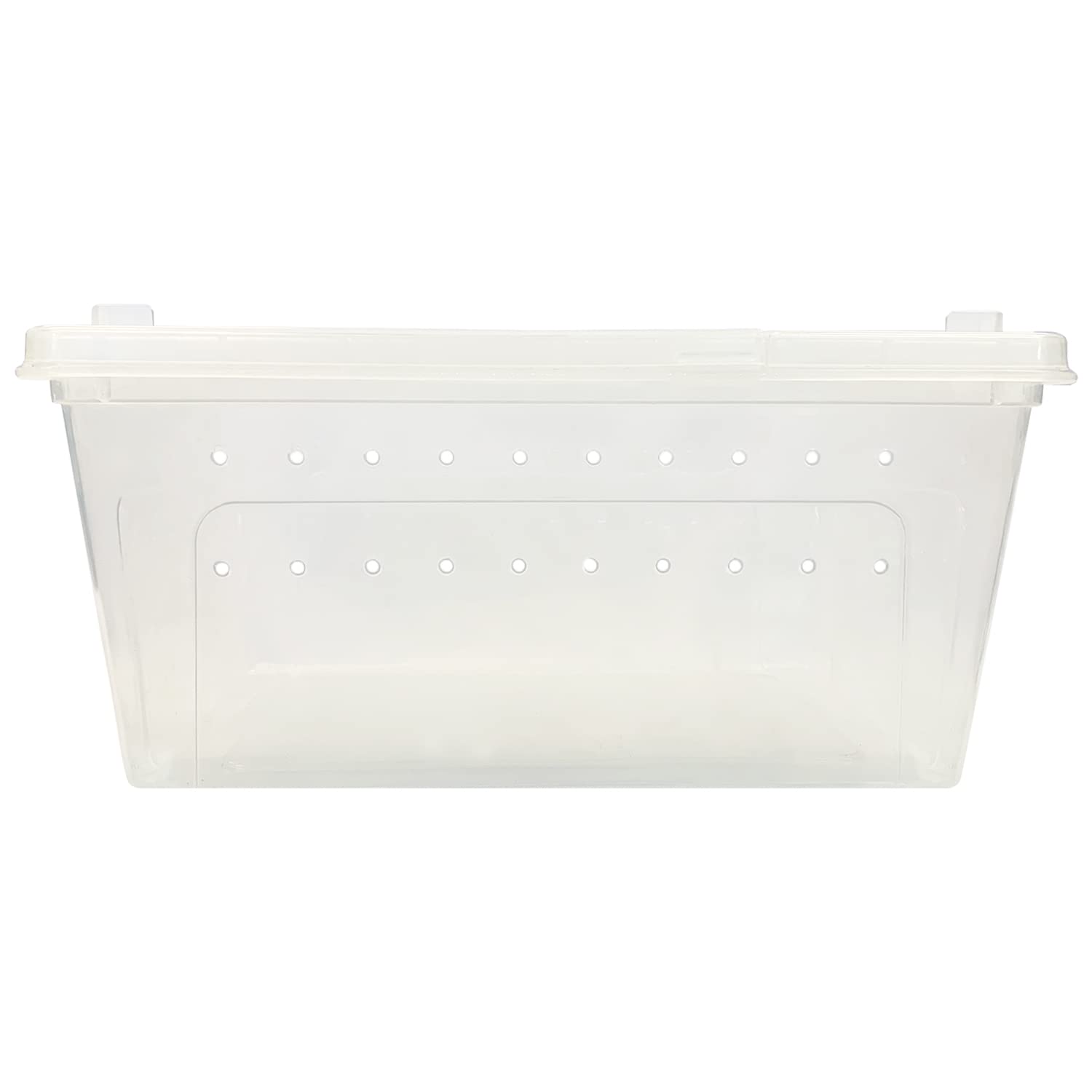 Happy Habitat - Ventilated Enclosure & Breeder Box - For Live Feeder Insects, Reptiles, Amphibians & Other Small Pets - Durable 