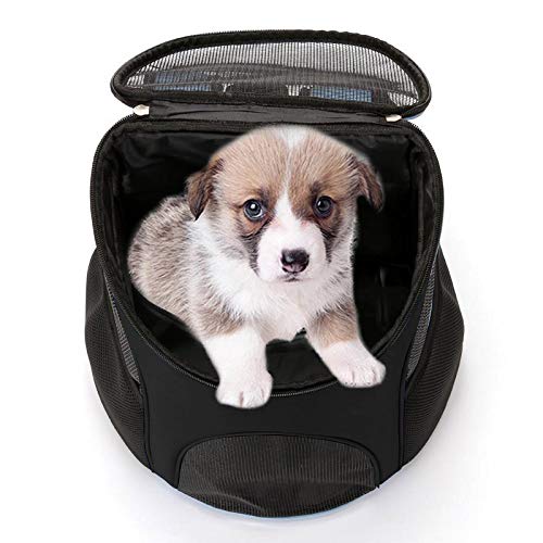 Dog Carrier Backpack Breathable For Small Pets/Cats/Puppies, Pet Carrier Bag With Mesh Ventilation, Safety Features And Cushion
