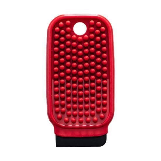 Pet Grooming Massage Brush With Rubber Bristles For Dogs & Cats, Soft Deshedding Bath Brush, Hair Removal, Gentle Massage, Pet C
