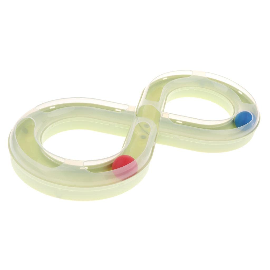 Merishopp Pet Cat Interactive Ball Track Toy Set Super Roller Circuit Toy