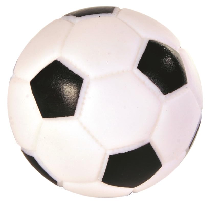 Trixie Football Vinyl Rubber Dog Toy  L, 10 cm | Durable, NonToxic Chew Toy for Dog of All Breeds Recommendation, Lightweight 