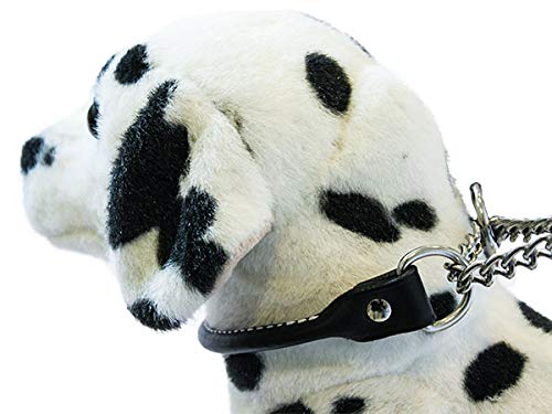 Auburn Leather Crafters Collar Martingale Color Rolled 17497 Black 40X2.0Cm