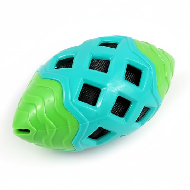 PETZ R US Pet Chew TPR Baseball Toy  Durable Rubber Chew Ball for Dogs & Puppies, Interactive Bouncy Toy for Small & Medium Bre