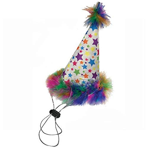 Huxley & Kent Pet Party Hat - Superstar (Large) - Birthday Hat For Dogs And Cats - Adjustable Strap For Comfort And Stability - 