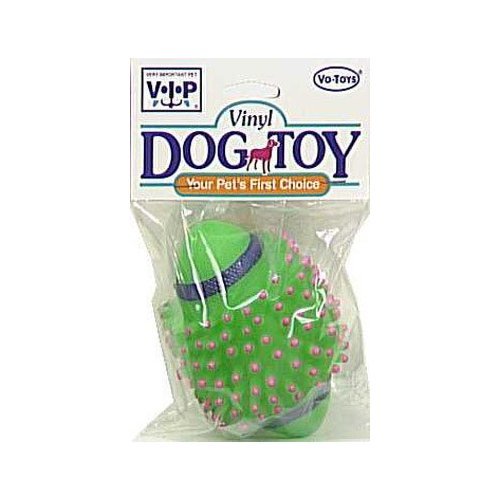 Vo-Toys 499 Toy Dog Vinyl Spike Football, Assorted Color