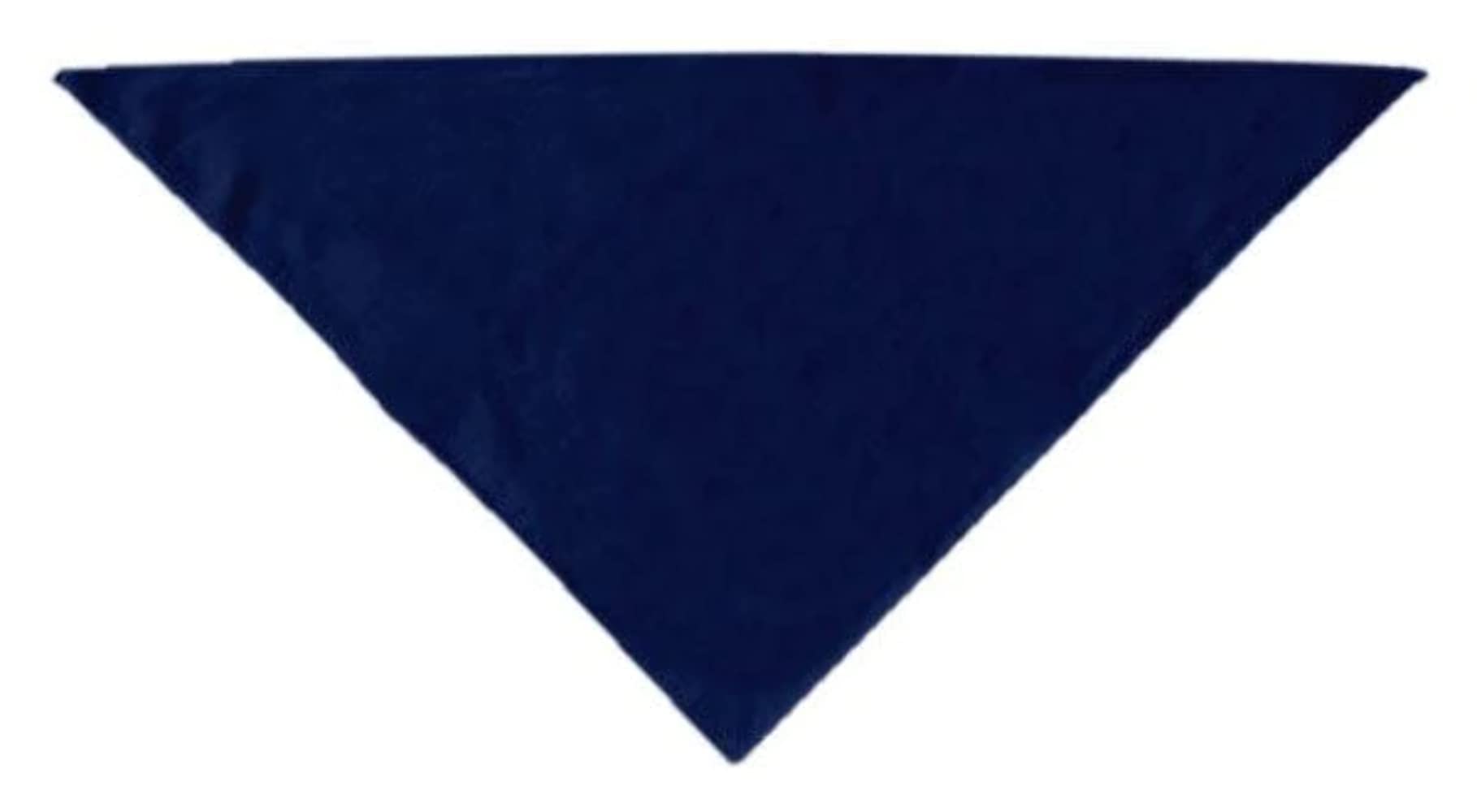 Pet Dog & Cat Bandana Blank, Plain (Available in 14 Colors) Navy Blue Small