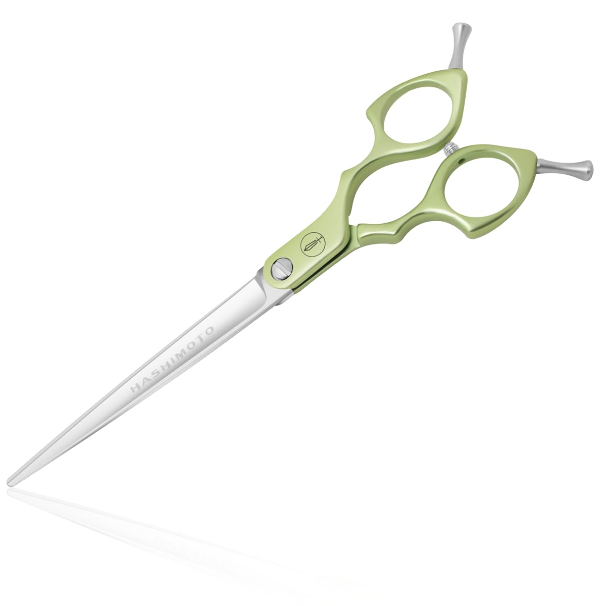 Hashimoto Dog Cutting Scissors For Grooming, Grooming Scissors For Dog, Straight Blade, Extremely Light Weight, Matte Surface, D