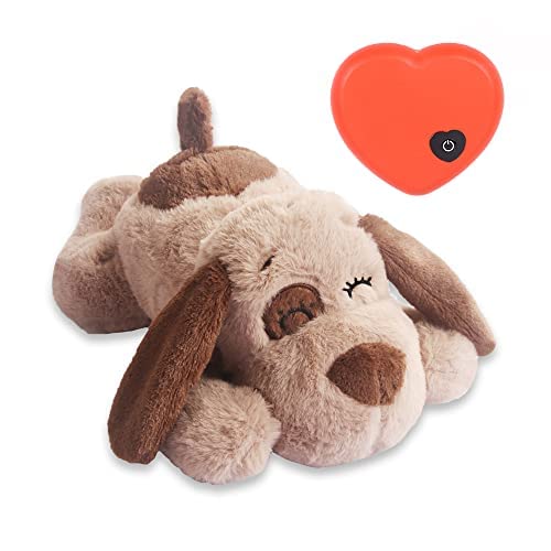 BEVERLYSHARK Beverly Shark Puppy Heartbeat Toy Dog Anxiety Relief Calming Aid Puppy Heartbeat Stuffed Animal Behavioral Training