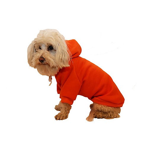 Pet Life Cotton Pet Hoodie Orange Xs