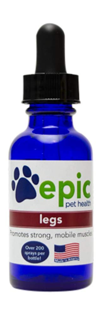 Epic Pet Health Legs - Promotes Leg and Hip Strength Naturally (2 Ounce, Dropper)