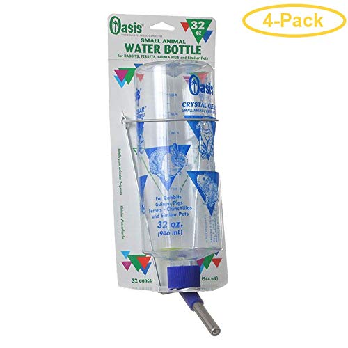 Oasis Crystal Clear Water Bottle 32 Oz - Pack Of 4