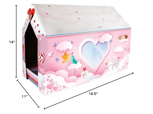 American Cat Club Cat House With Scratcher & Catnip Included - Love Shack