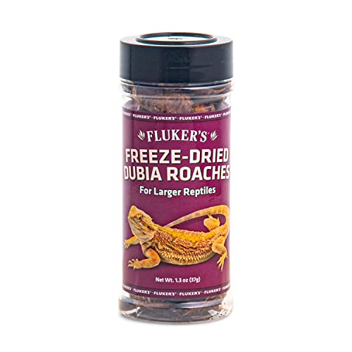 Fluker'S Freeze Dried Dubia Roaches, Ideal For Lizards, Reptiles, Birds, Fish, Hedgehogs, 1.7 Oz