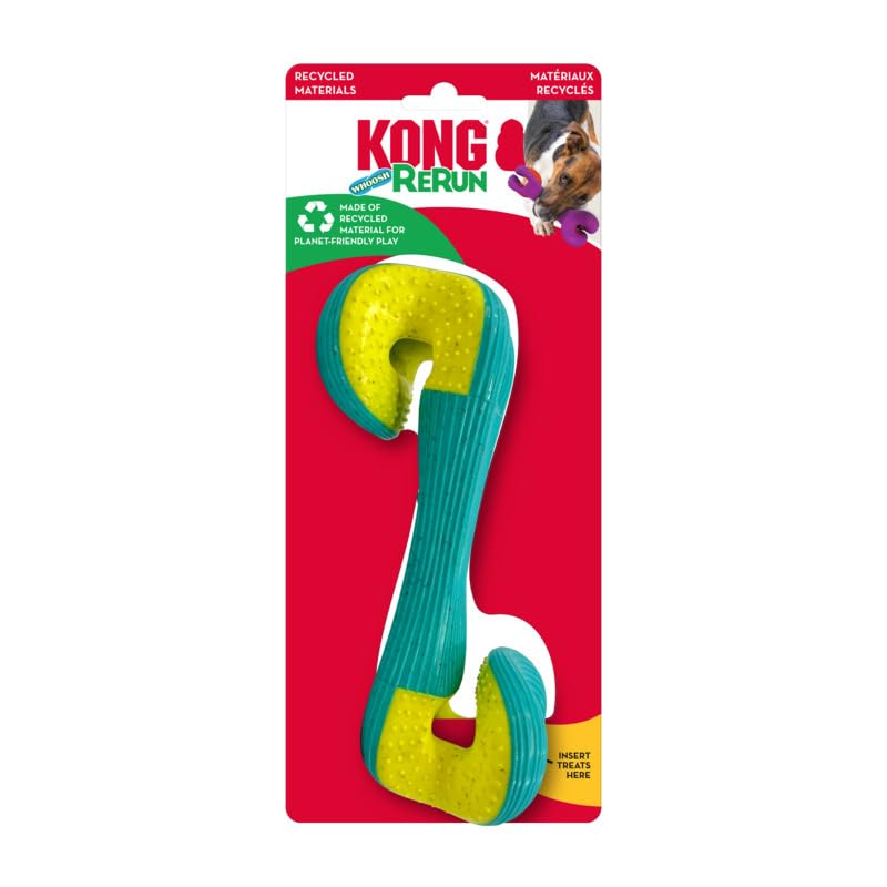 Kong Rerun Whoosh Bone Assorted Colors Interactive Dog Toy (Medium/Large)