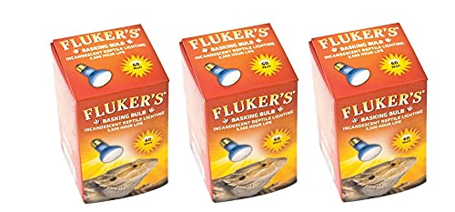 (3 Pack) Fluker'S Basking Spotlight Bulbs For Reptiles - 60 Watt