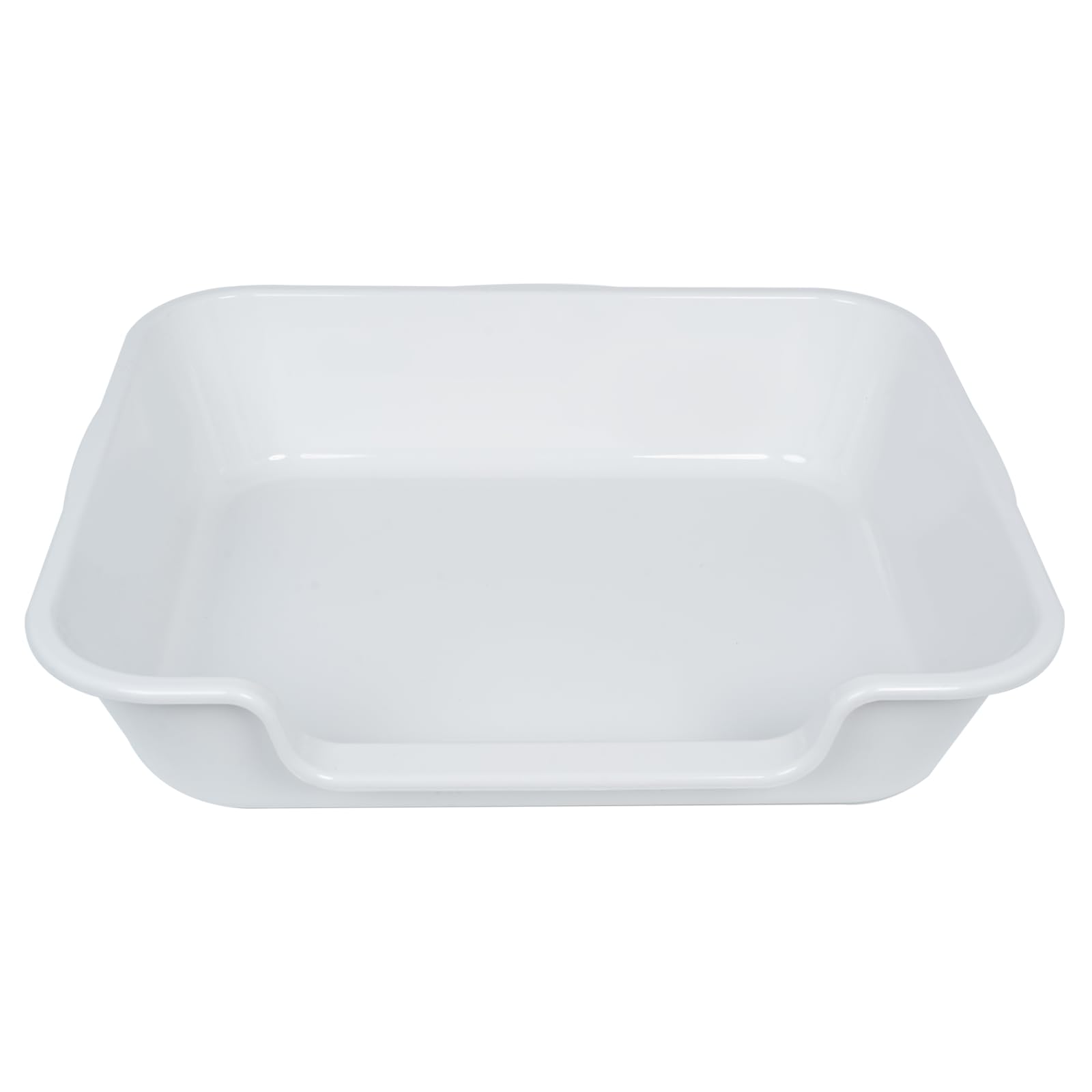 Ying Tutu 2 Pack Of Extra Large Cat Litter Box (Abs Material), Low Entry Senior Litter Pen For Geriatric Kitty Big Cats, Jumbo P