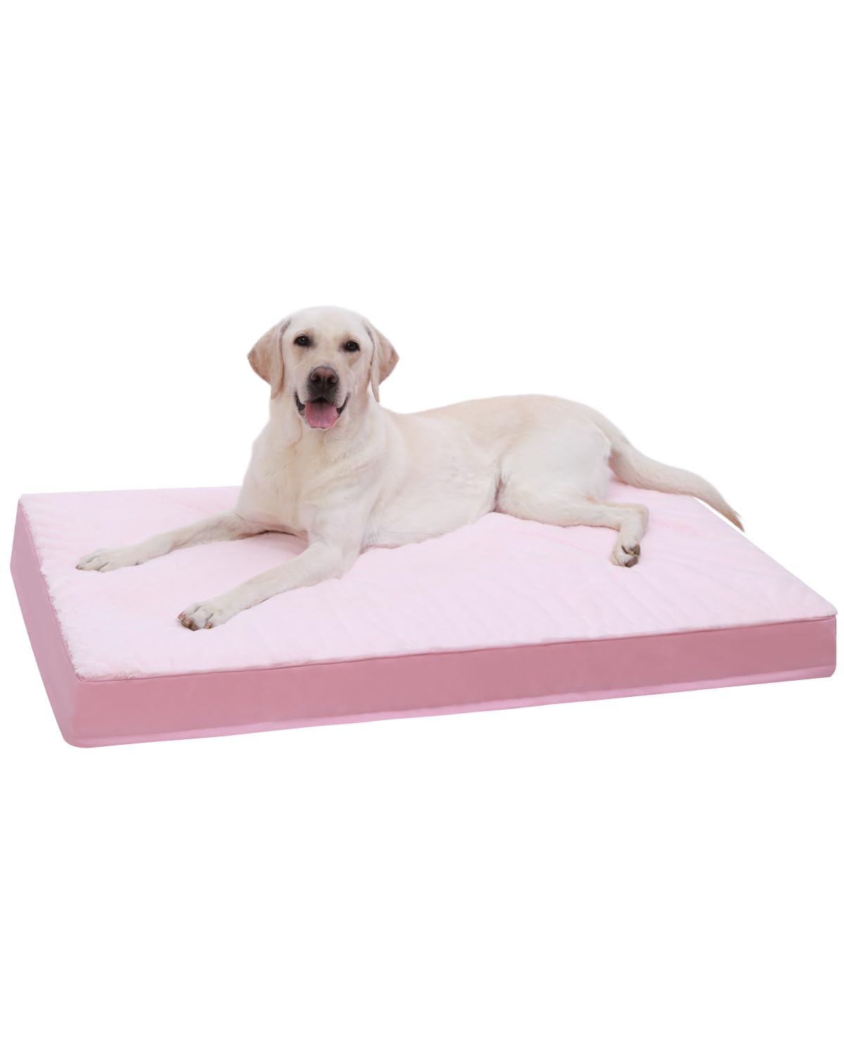 Ksiia Orthopedic Dog Bed - Waterproof & Washable With Removable Cover, Deluxe Plush Egg Crate Foam Design For Large Dogs, 47X29 
