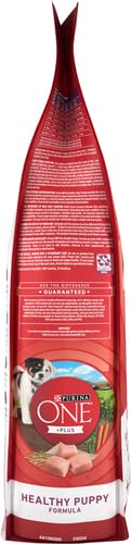 Purina ONE Plus Healthy Puppy Formula High Protein Natural Dry Puppy Food with added vitamins, minerals and nutrients - 8 lb. Ba