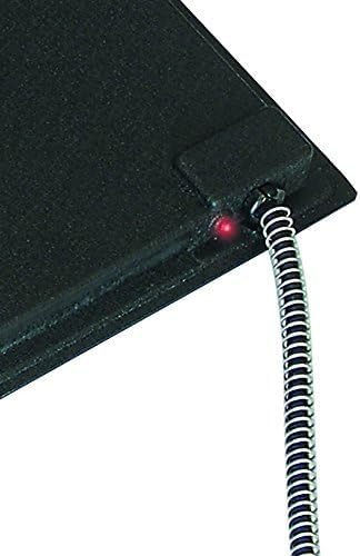 Farm Innovators Hm-80M 17 X 24 Inch Plastic Heated Pet Mat With Fleece Cover And Heavy Duty Anti Chew Cord Protector For Dogs, Cats, And More, 70 Watt